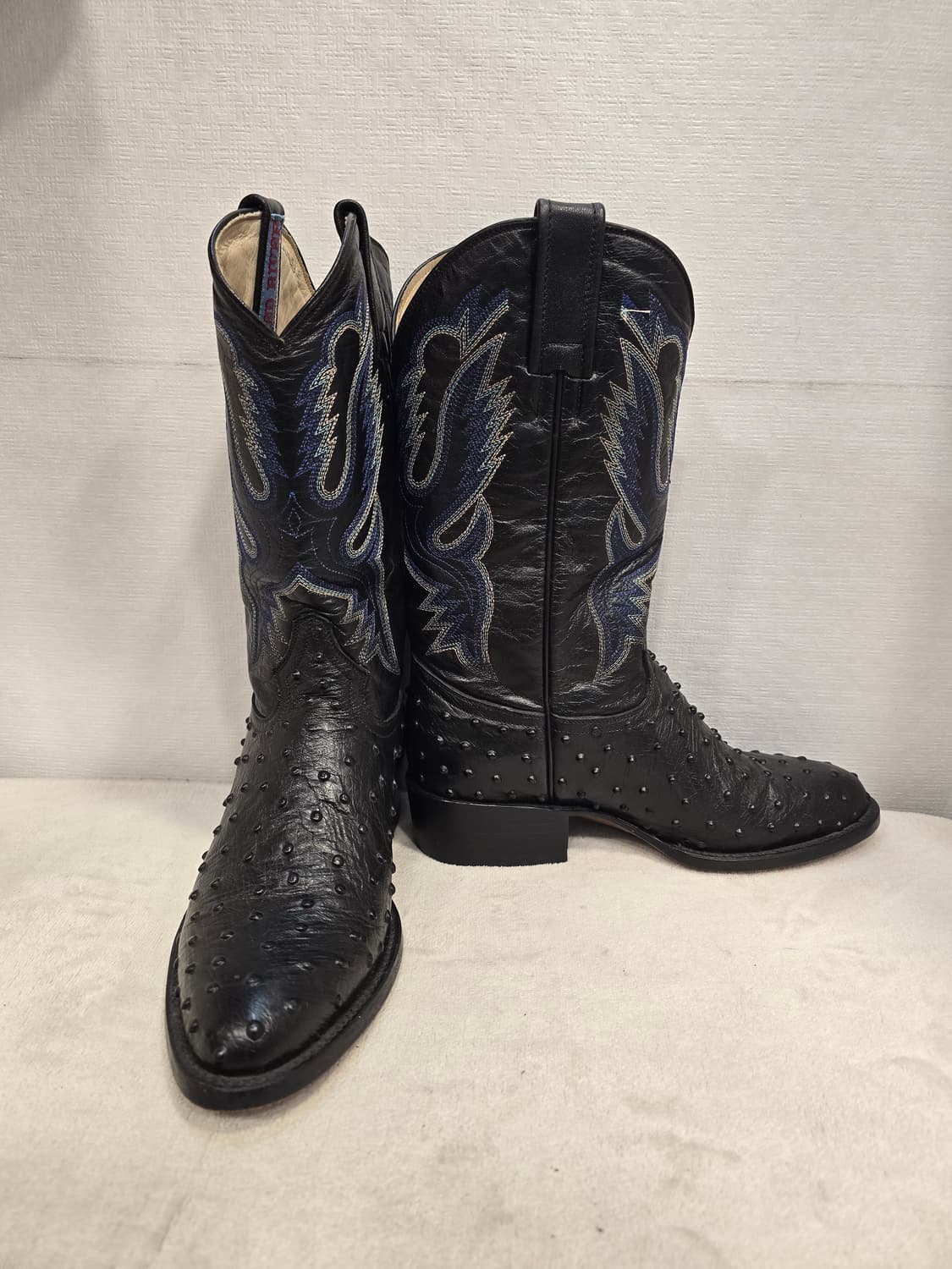 Red river 남성용 블랙 웨스턴 카우보이 부츠 250 상품이미지4