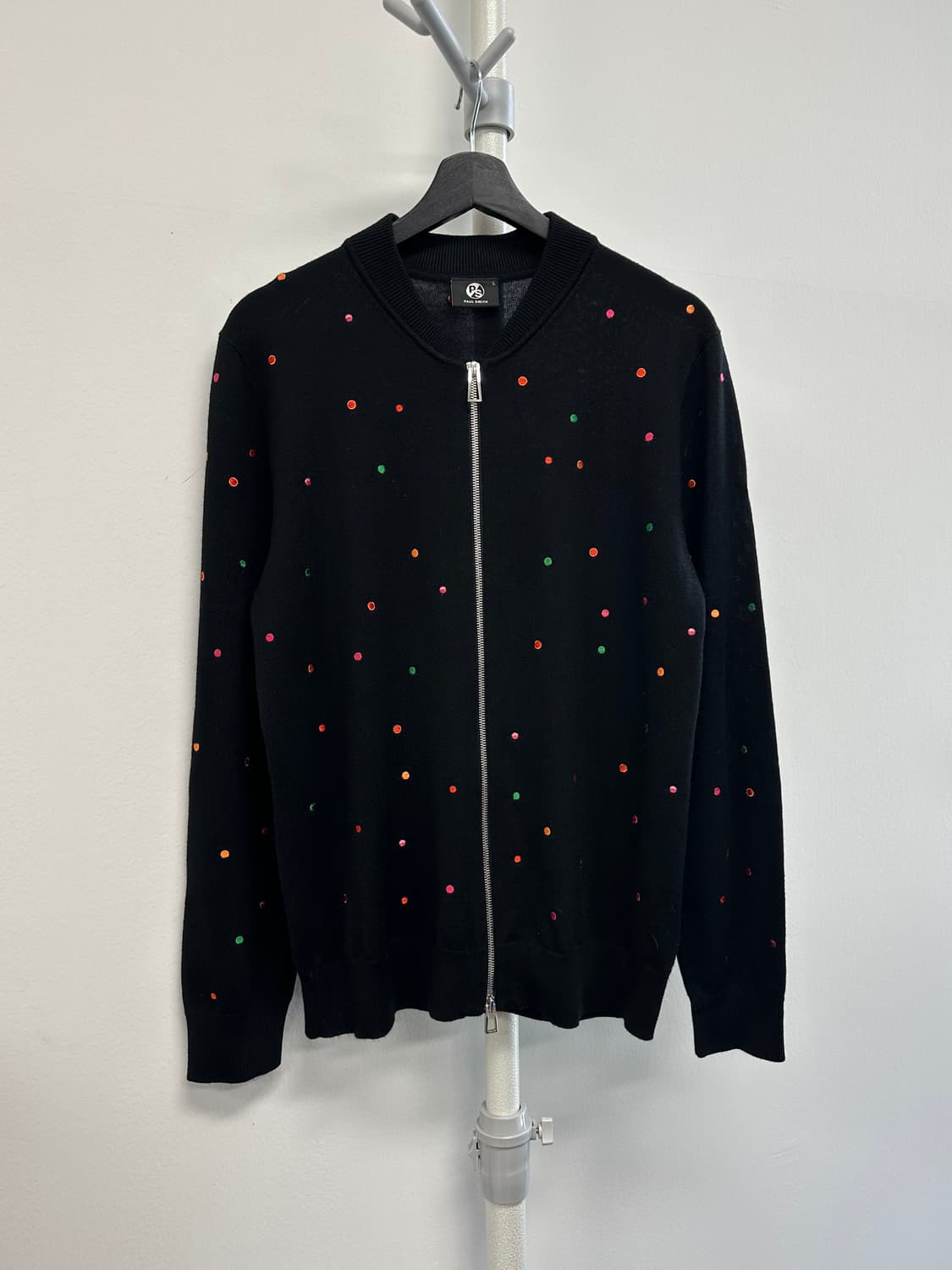 폴스미스 폴카 도트 자수 니트 집업 상품이미지3