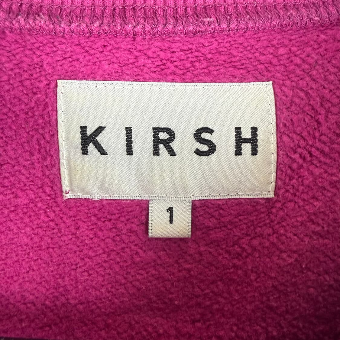  (무료배송)1) 키르시 체리 맨투맨 핫핑크 상품이미지3