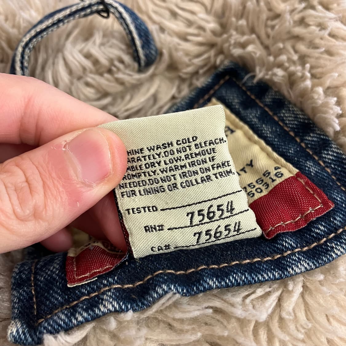 N71 아베크롬비 울프죠 쉐르파 데님 청자켓 상품이미지4