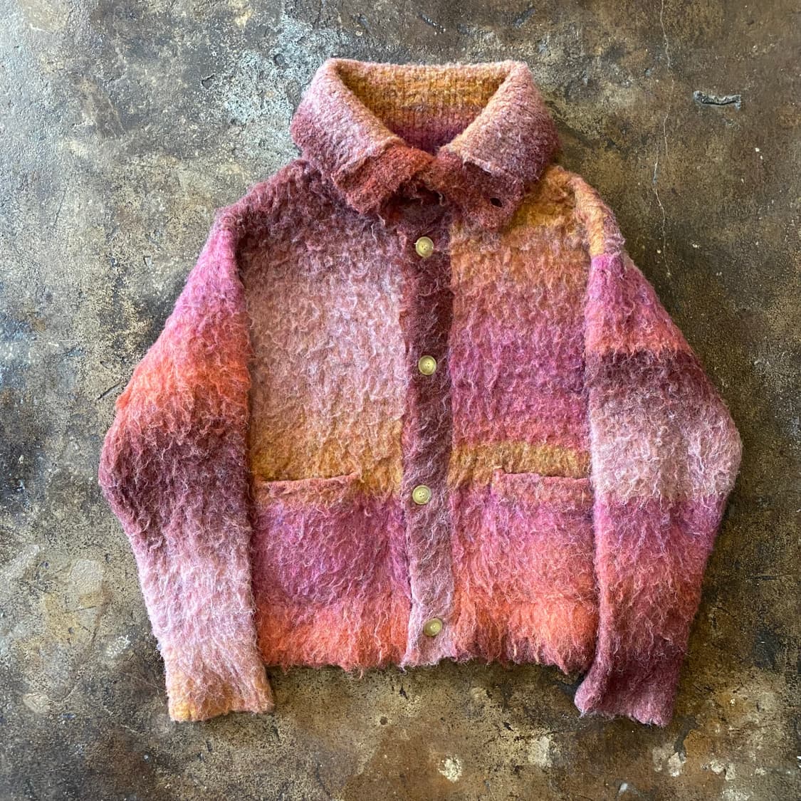 (L) KAMIYA Sailor-Collar Knit Jacket 상품이미지2