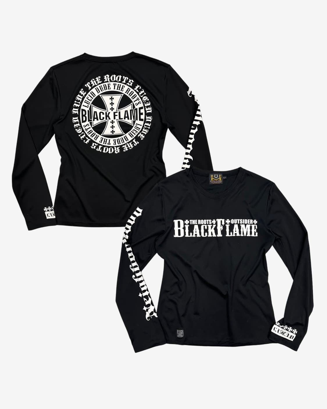 BLACK FLAME chopper logo poly t-shirt 상품이미지1