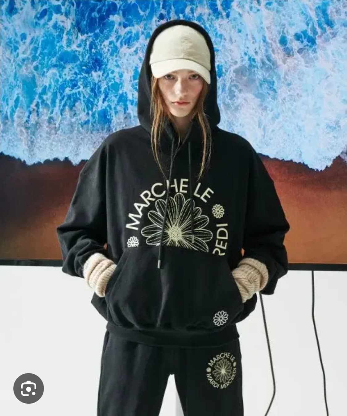 마르디 x 다사킴 루즈핏 후드티셔츠 M size 상품이미지2