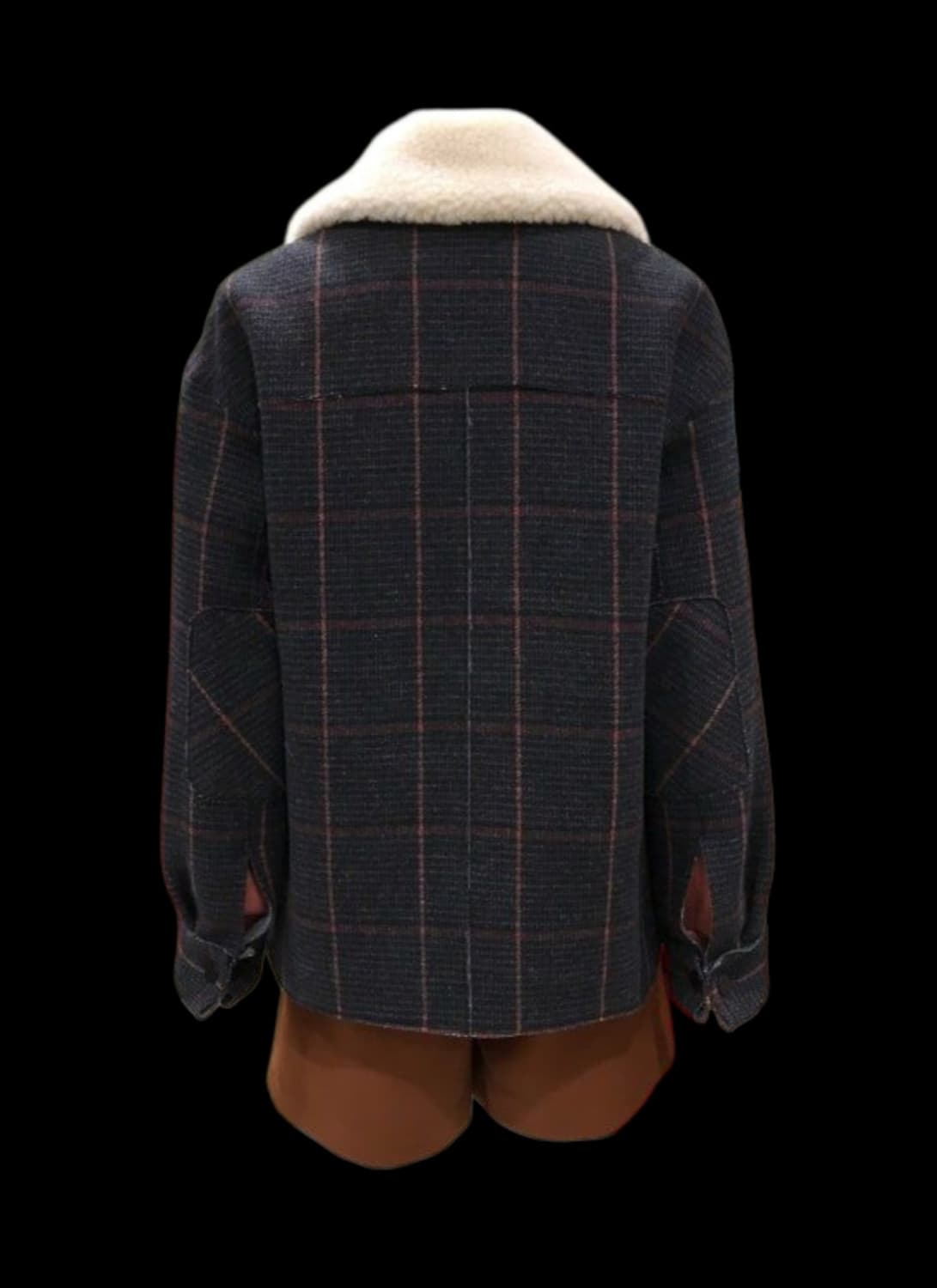 앳코너 털카라 와펜장식 오버핏 점퍼 55 66 상품이미지9