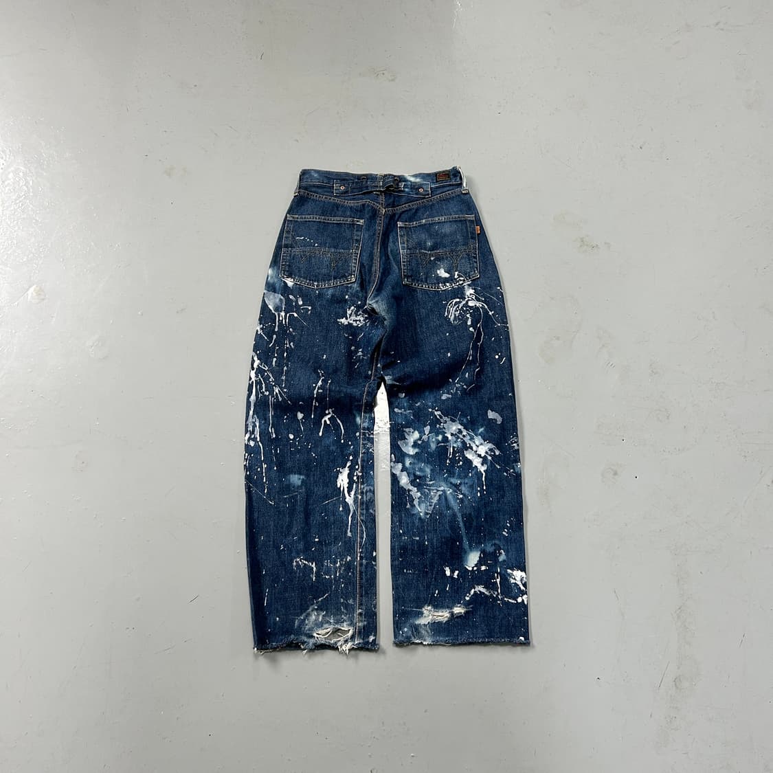 90s 에드윈 스플래쉬 페인팅 데님팬츠  상품이미지5