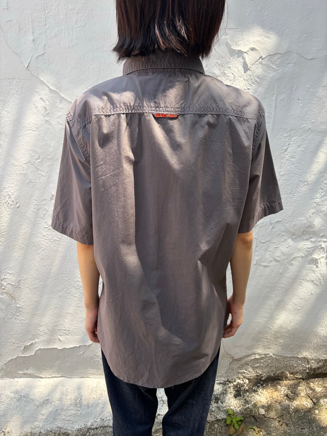 Superdry 다크 그레이 워크웨어 포켓 반팔 셔츠 L 상품이미지4
