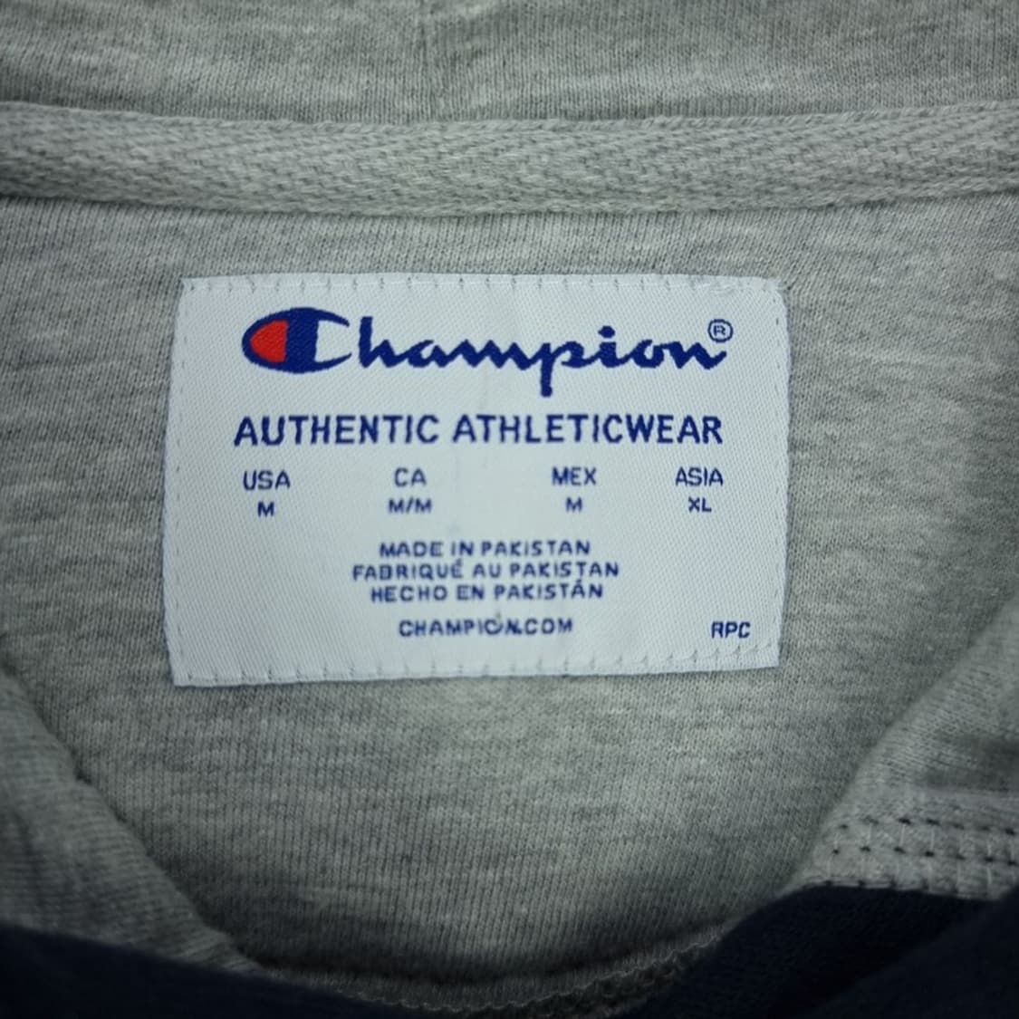 [챔피온] 로고 자수 후드티 네이비 M19409 상품이미지8