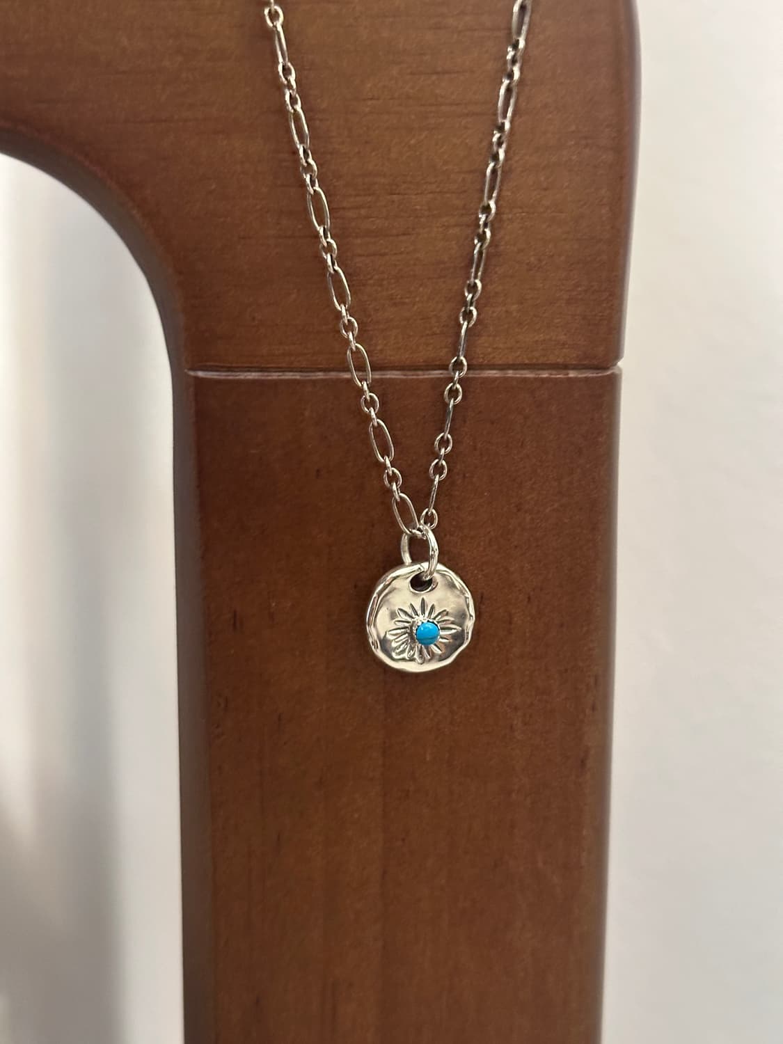 Turquoise star 925silver necklace 상품이미지1