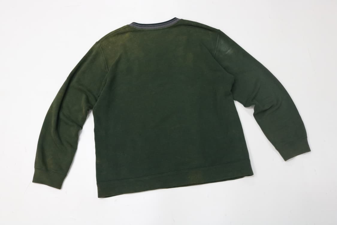 빈티지 선페이딩 포레스트 그린 스웻셔츠 상품이미지7
