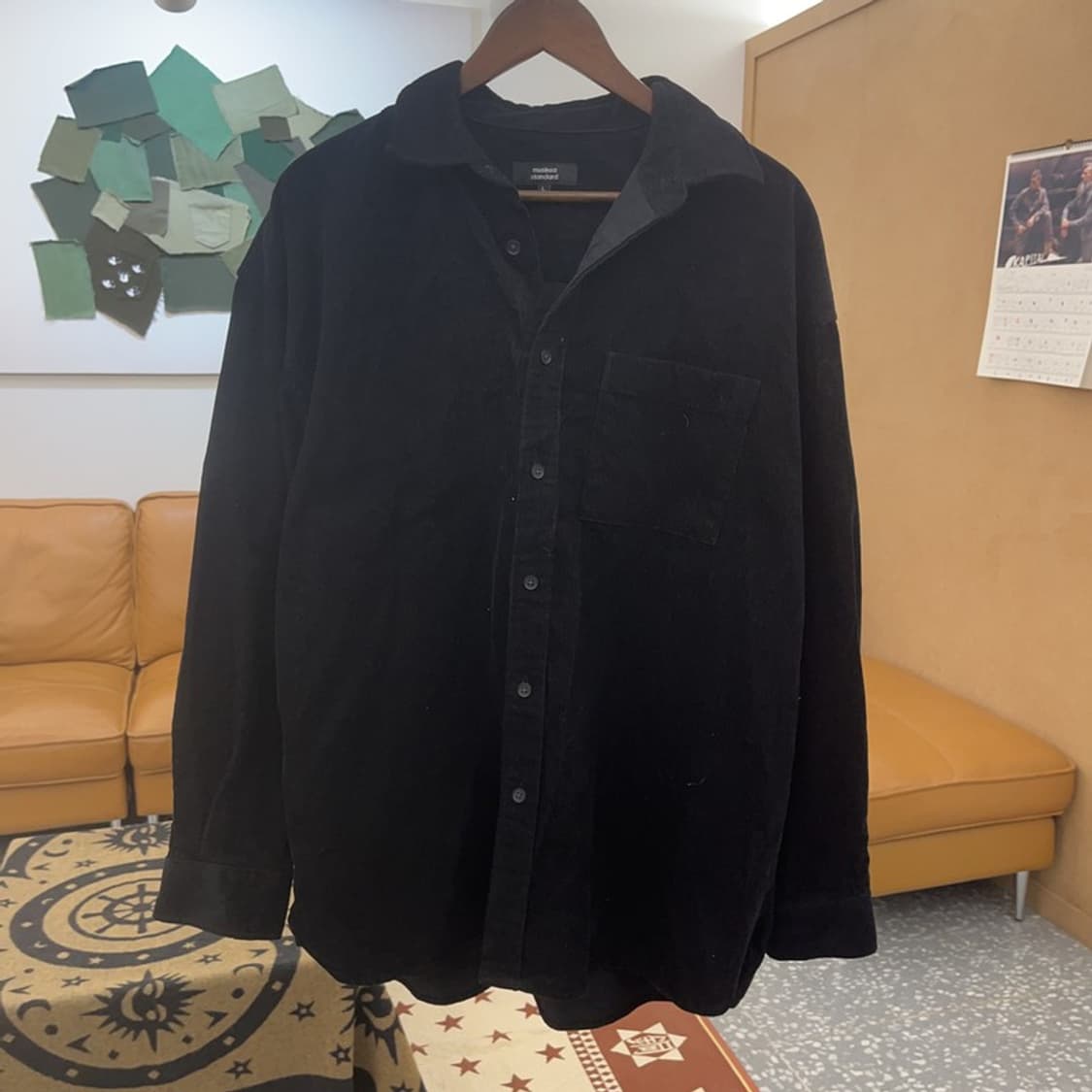 무신사스탠다드 모던 시크 캐주얼 헤비코튼 코듀로이 셔츠 L C08694 상품이미지3