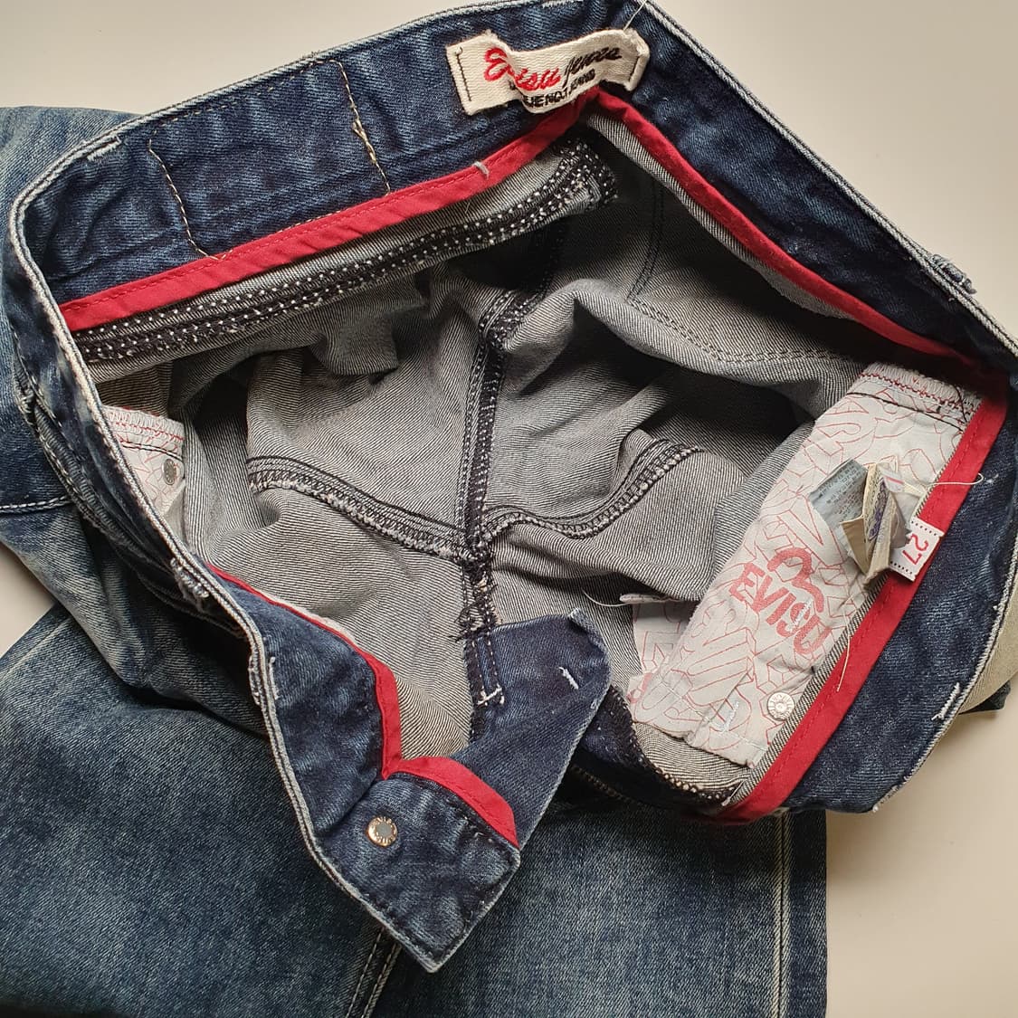 EVISU 부츠컷 청바지 로우라이즈 27사이즈  2508623 상품이미지7