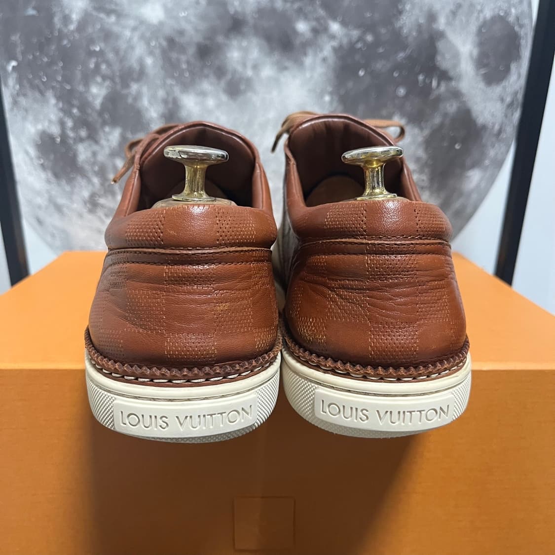 정품 7) 루이비통 누벅 레더 드레스슈즈 구두 265~270 상품이미지4