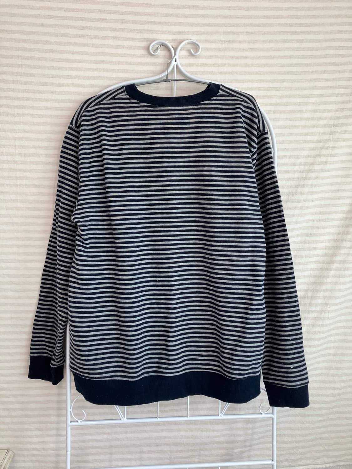 빈티지 네이비 스트라이프 맨투맨 y2k 스트릿 갸루 펑키 일본빈티지572 상품이미지2