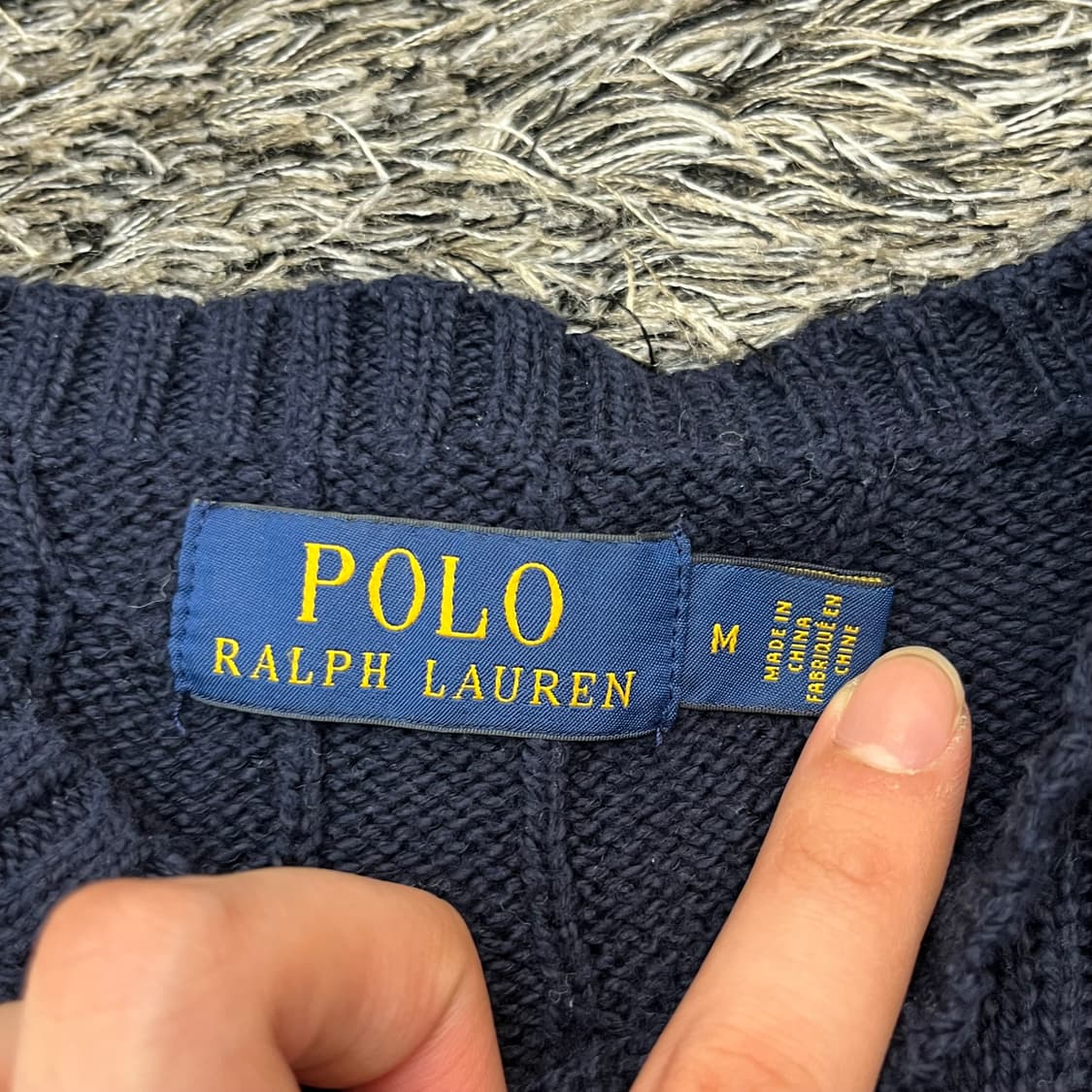 폴로랄프로렌 남성 케이블 니트 (M) 상품이미지3