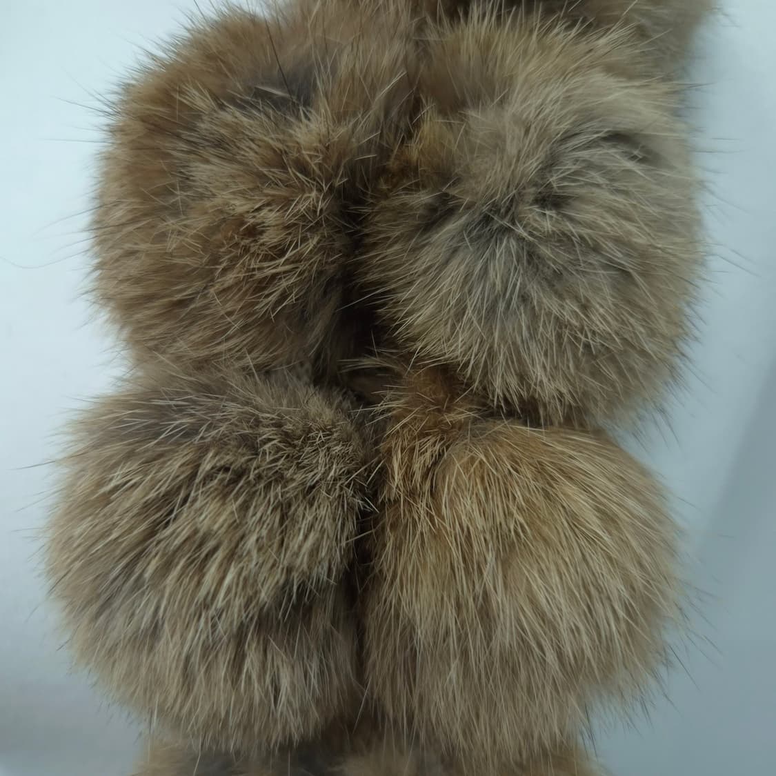 Comme Ca Ism 토끼털 래빗퍼 폼폼 머플러 상품이미지4