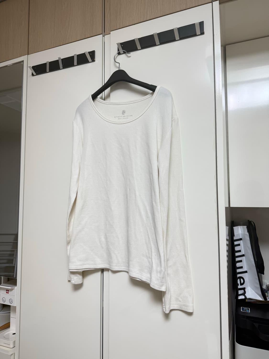 시아쥬 기본티 아이보리  상품이미지2