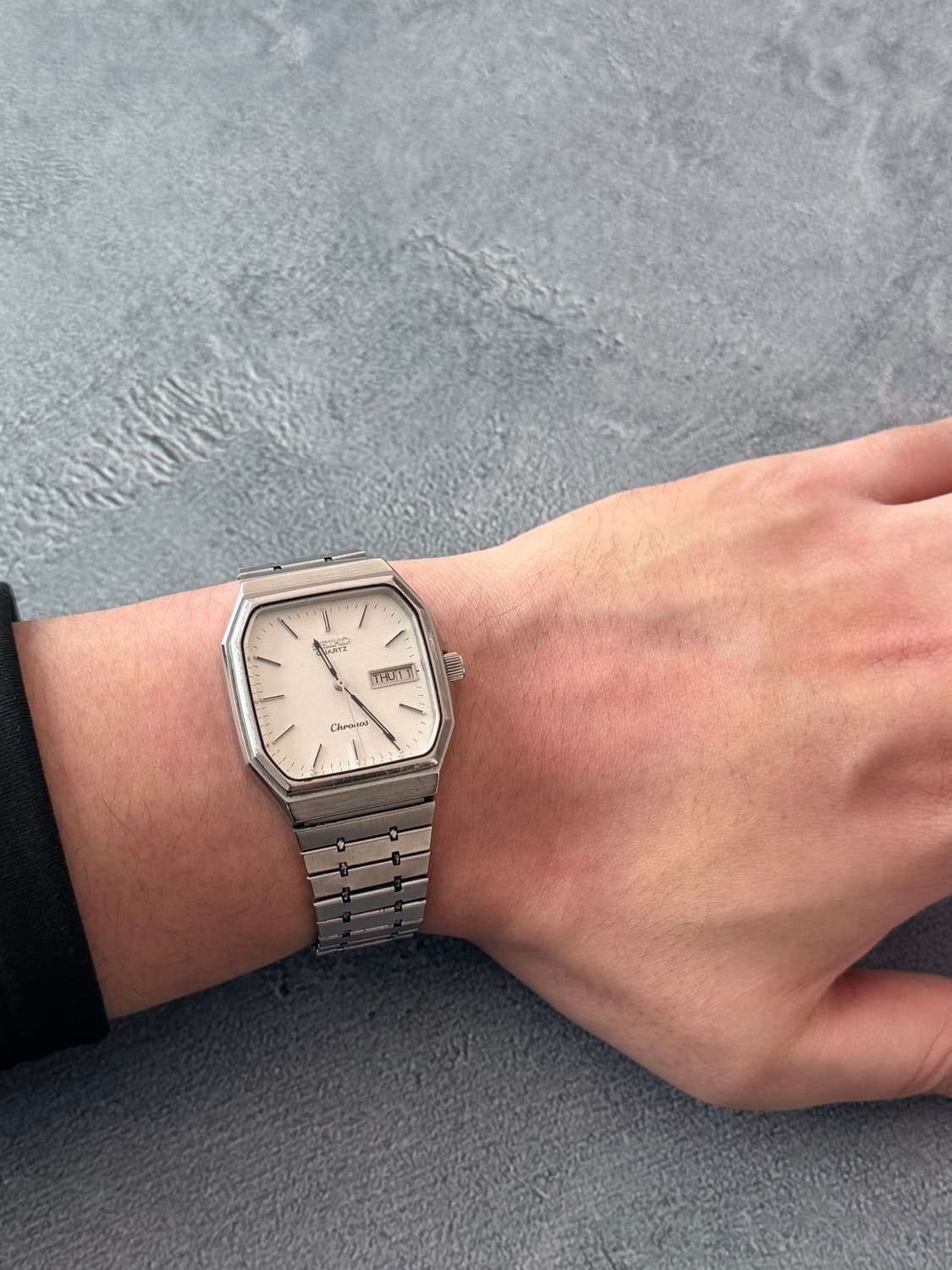 세이코 Seiko Chronos 쿼츠 스퀘어 상품이미지4