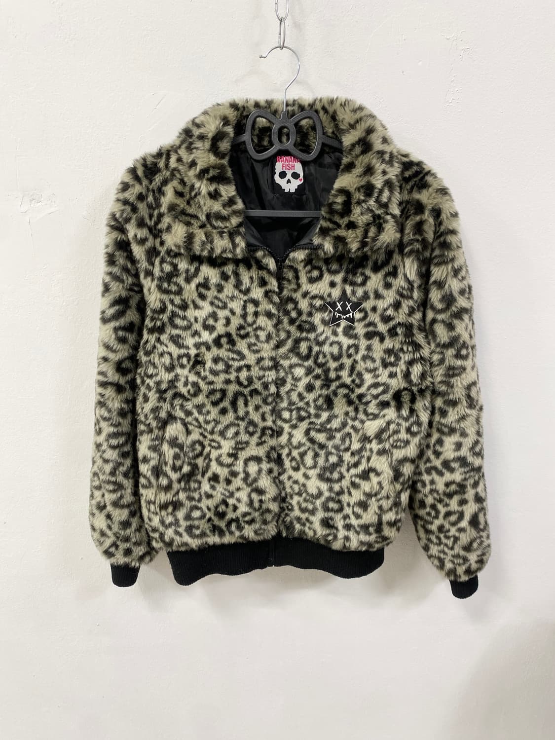 [BANANA FISH] 오네갸루 레오파드 퍼 집업 자켓 상품이미지5