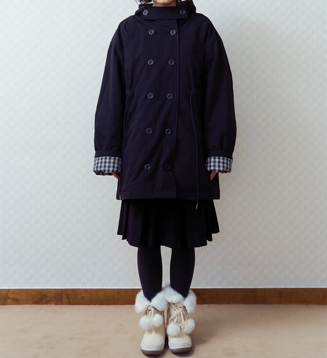 오피쉬 CLOBUTTON PADDING JACKET BLACK 상품이미지1