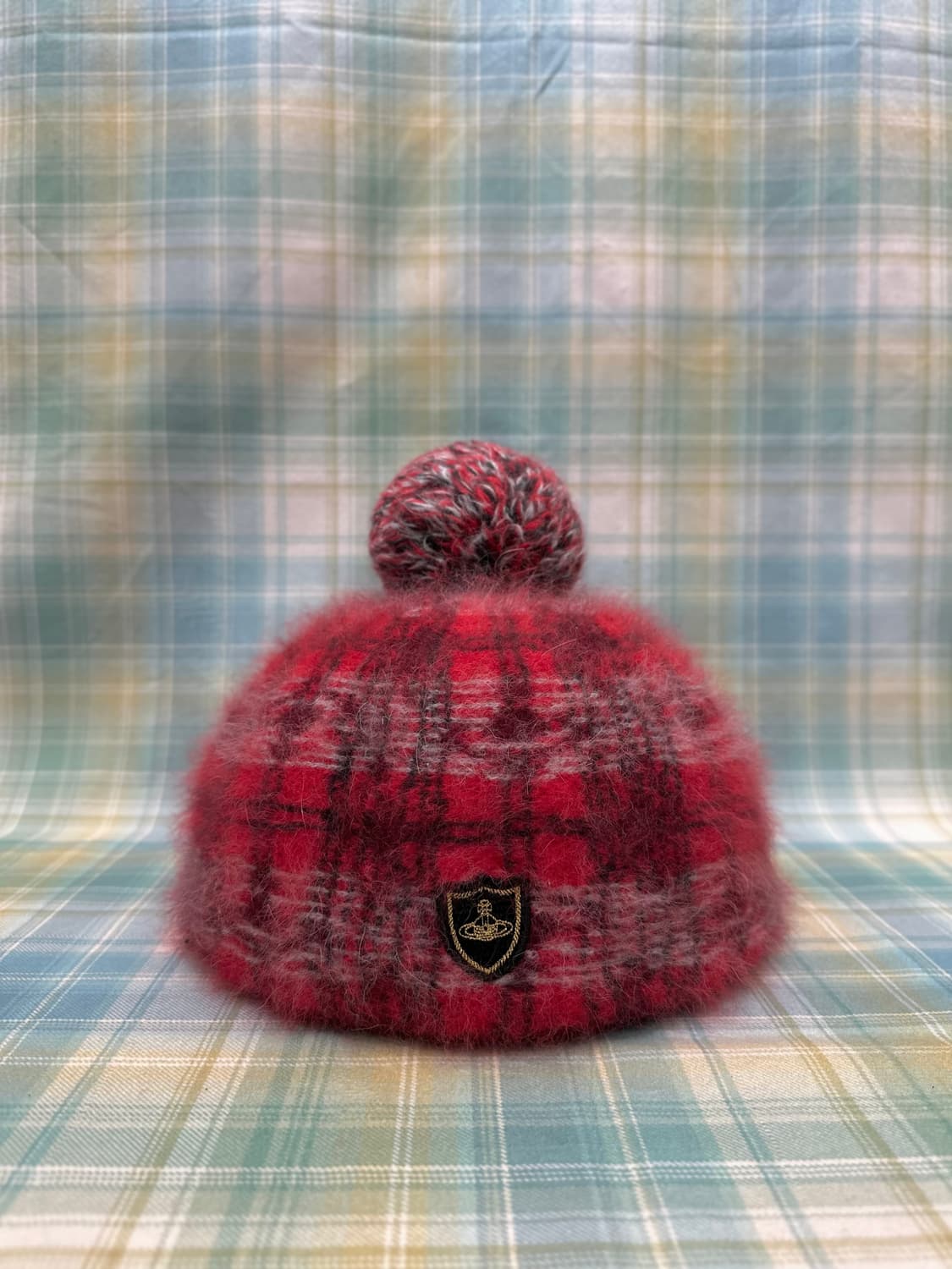 vivianne westwoo Check pattern hat 상품이미지1