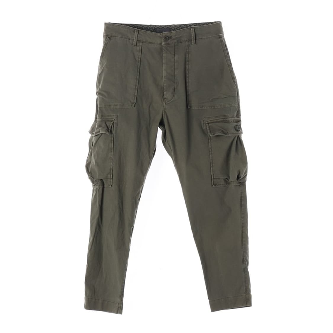 자라 맨 멀티 포켓 유틸리티 카고 팬츠 카키 상품이미지1
