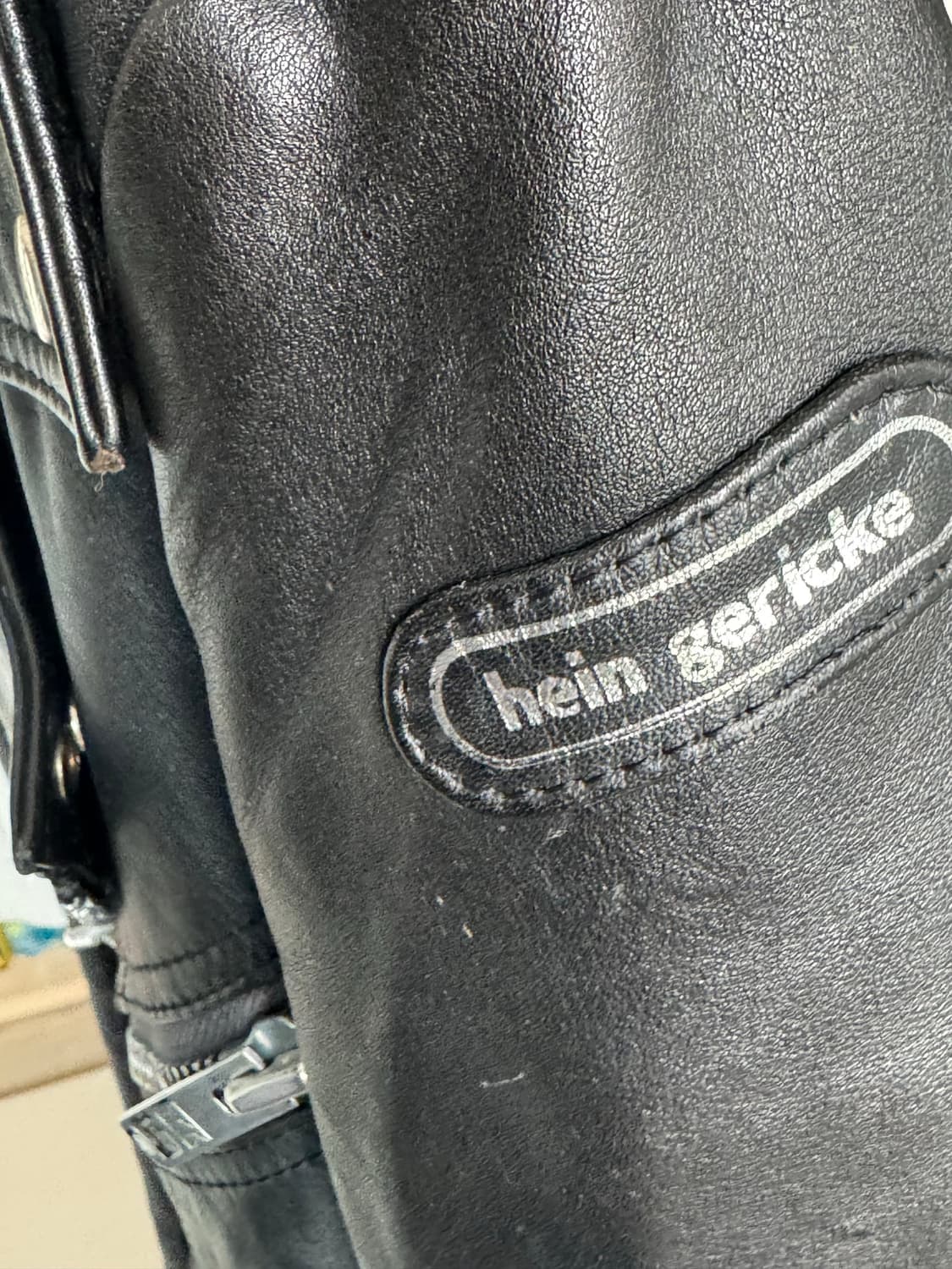 Hein gericke 더블 라이더 가죽 레더 자켓 I 상품이미지4
