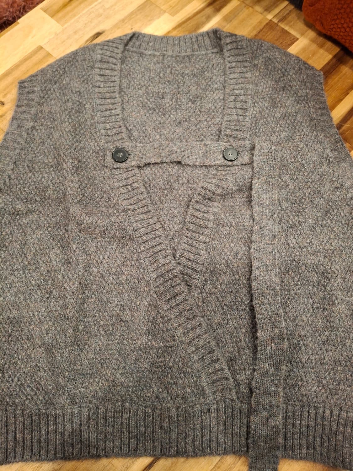 (마지막특가) 울니트 베스트 새상품 상품이미지4