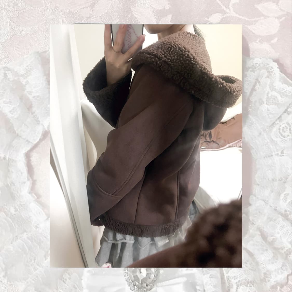 🪽핏 보장 ♡대대장 디즈니 정품 떡볶이 무스탕 상품이미지3