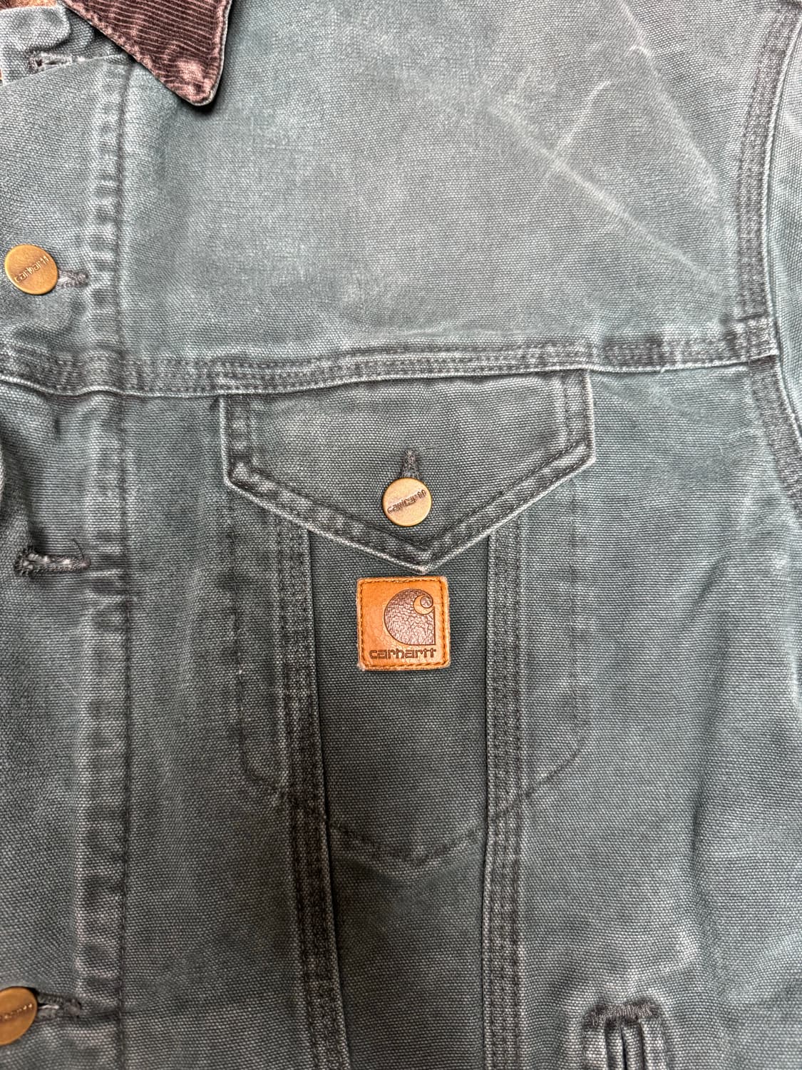 칼하트 트러커 j10 헌터그린 htg large tall 상품이미지2