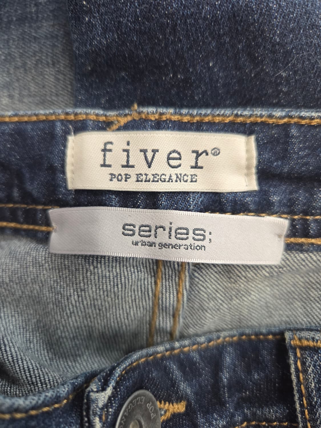 series; fiver (시리즈 파이버) 워싱 데님 팬츠 상품이미지5