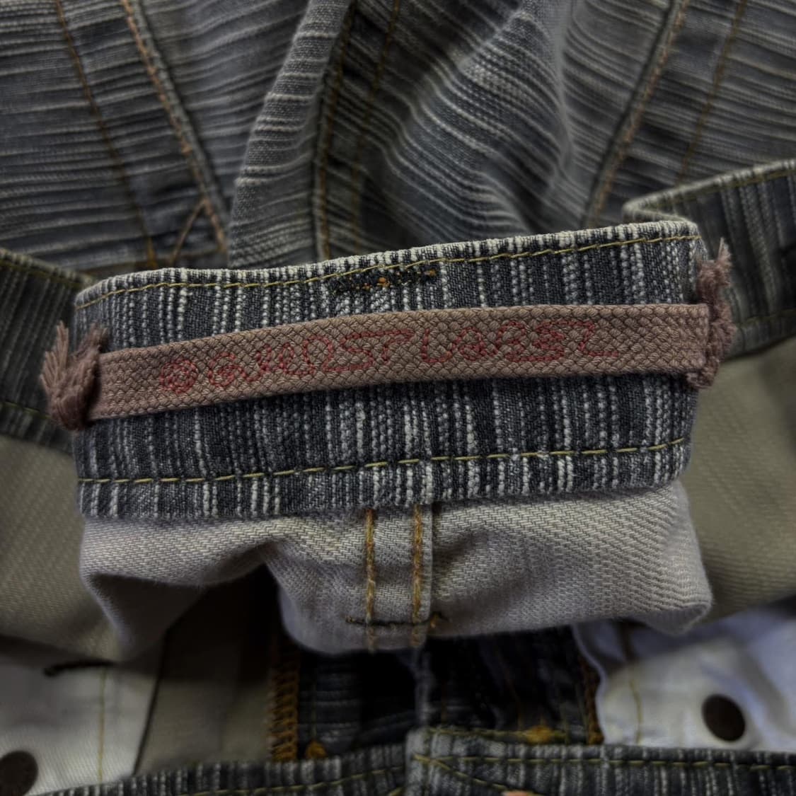 Ghost Label denim shadow stripe pant 상품이미지5