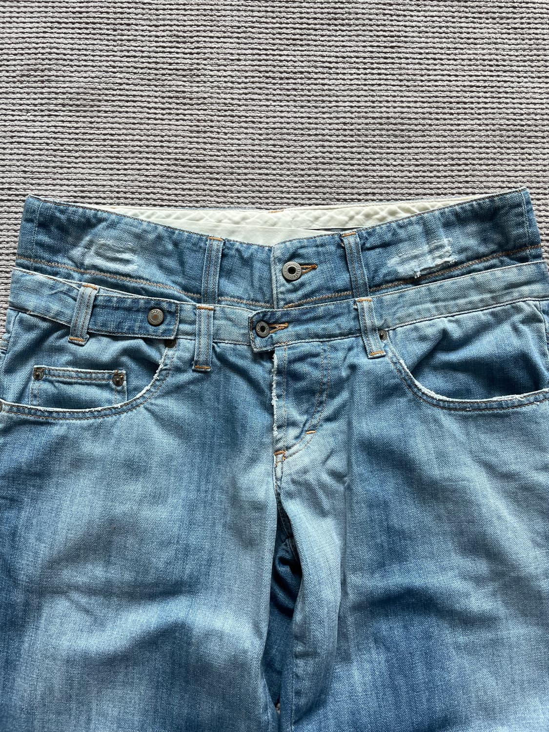 돌체앤가바나 더블 웨이스트 데님 (세미와이드핏) 상품이미지4