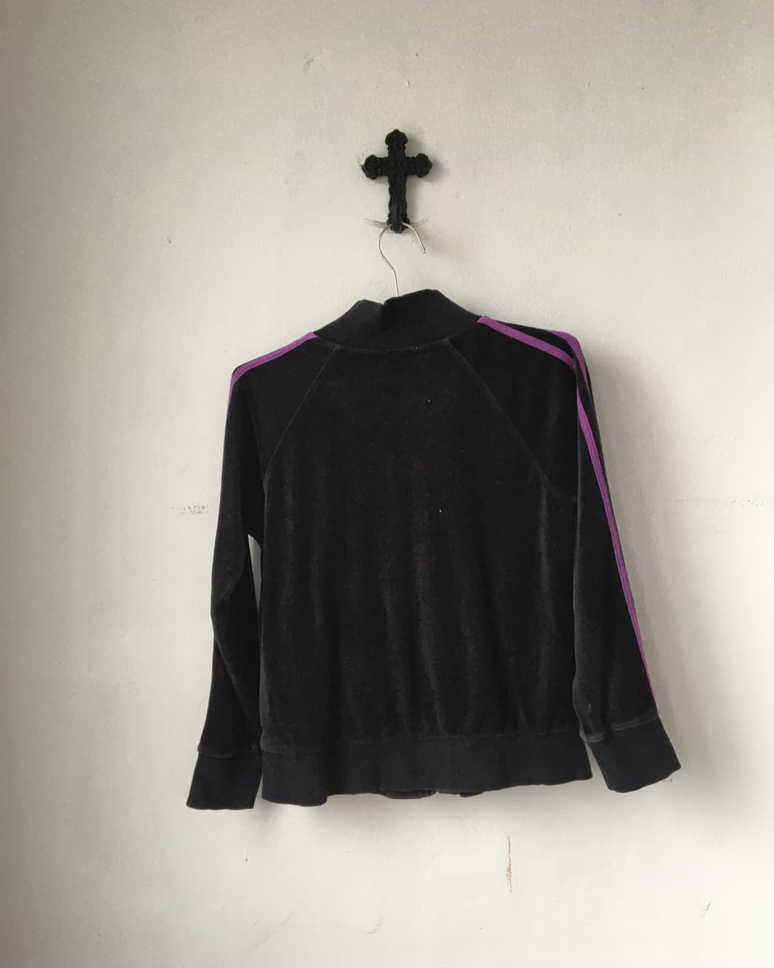 Velvet high neck zip up 상품이미지3