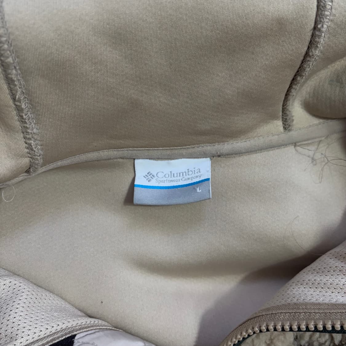 Columbia 그레이트 워크 커널 플리스 후드자켓 베이지(L) 상품이미지3