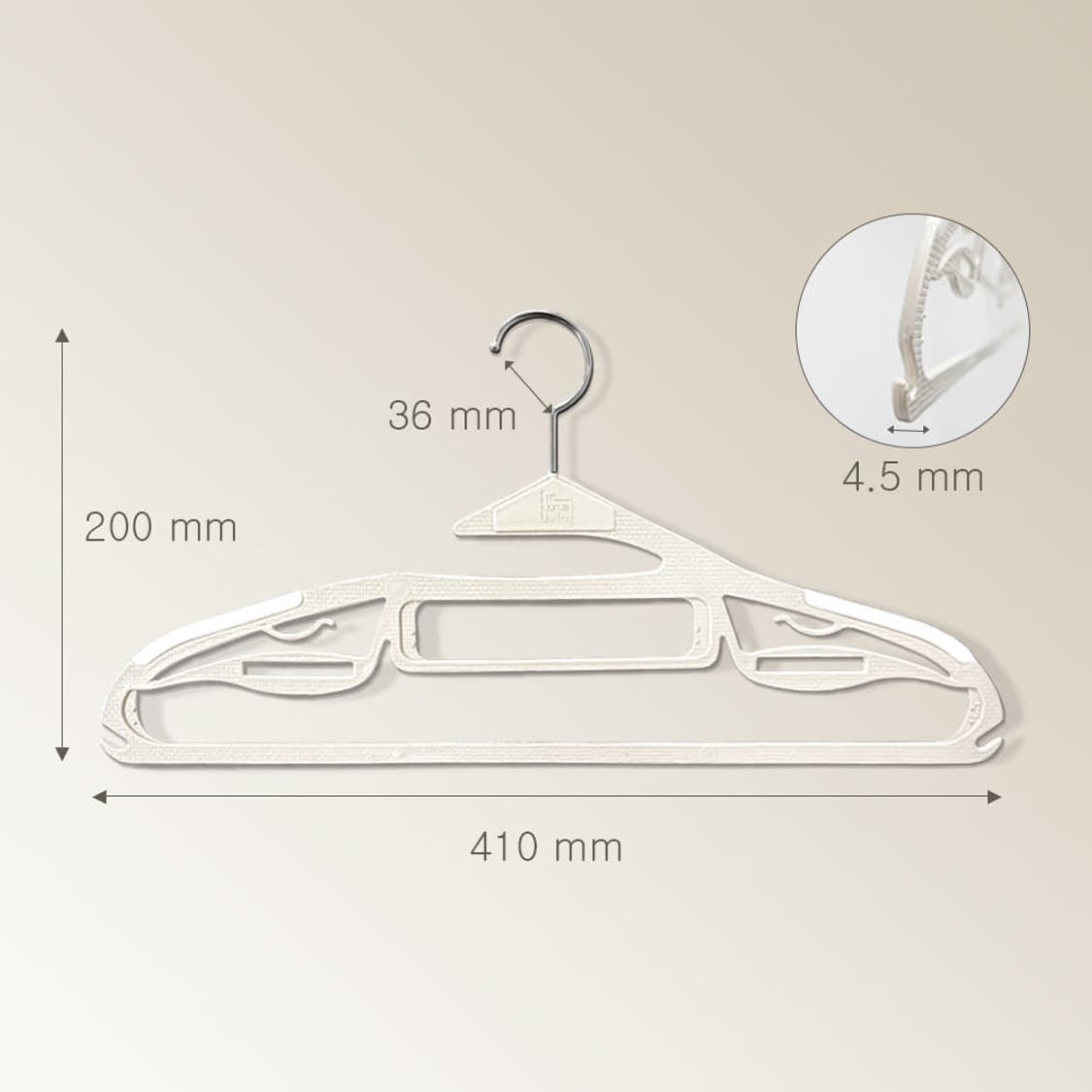 아임홈리빙 논슬립 회전형 지니 옷걸이 슬림 논슬립 215개 상품이미지8