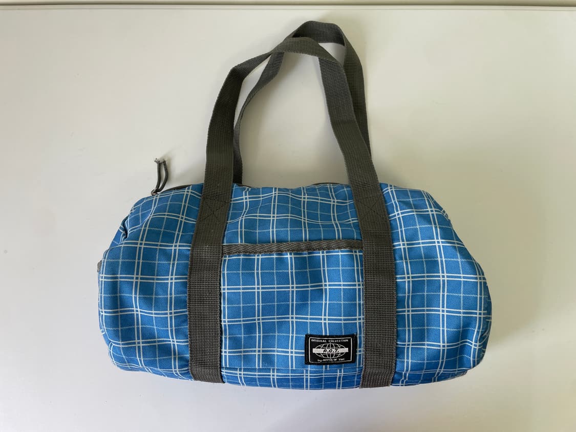 빈티지 체크 그레이 스포츠 백  상품이미지1