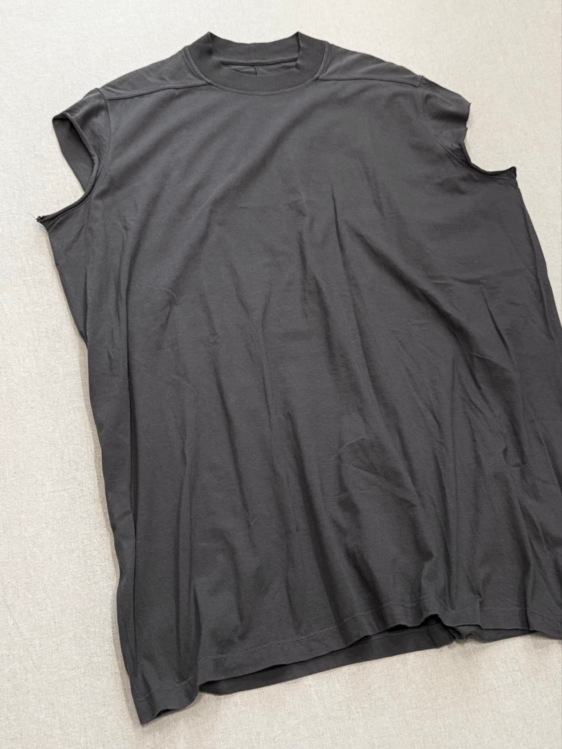 릭오웬스 18ss DIRT 슬리브리스 상품이미지2