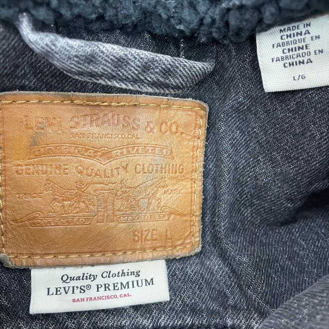 리바이스 프리미엄 그리즐리 쉐르파 자켓 상품이미지2