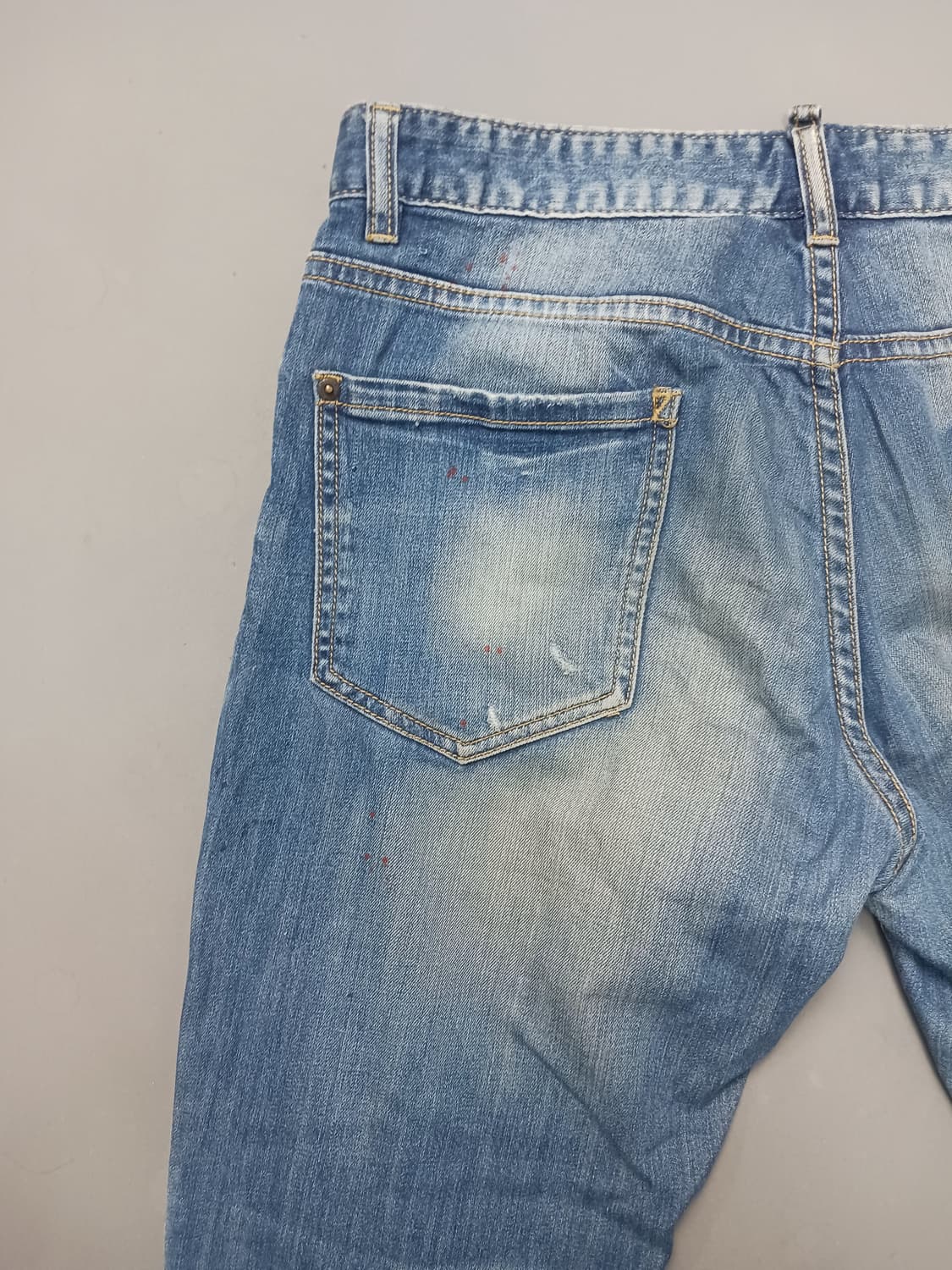 [32] 디스퀘어드2 앞지퍼 슬림진 청바지 상품이미지8