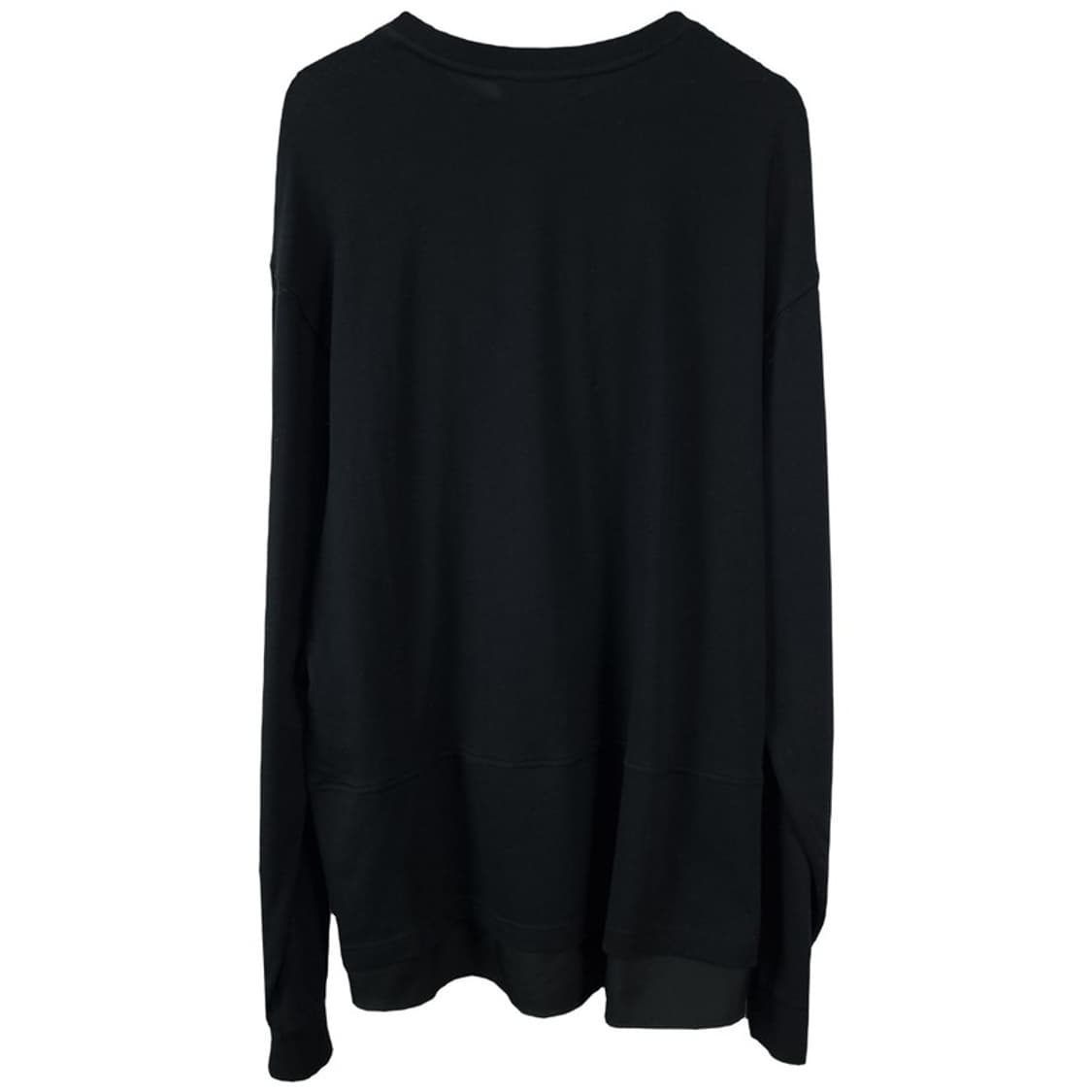 [일꼬르소] 22 S/S 오버사이즈 롱슬리브 긴팔티 블랙 M19913 상품이미지3