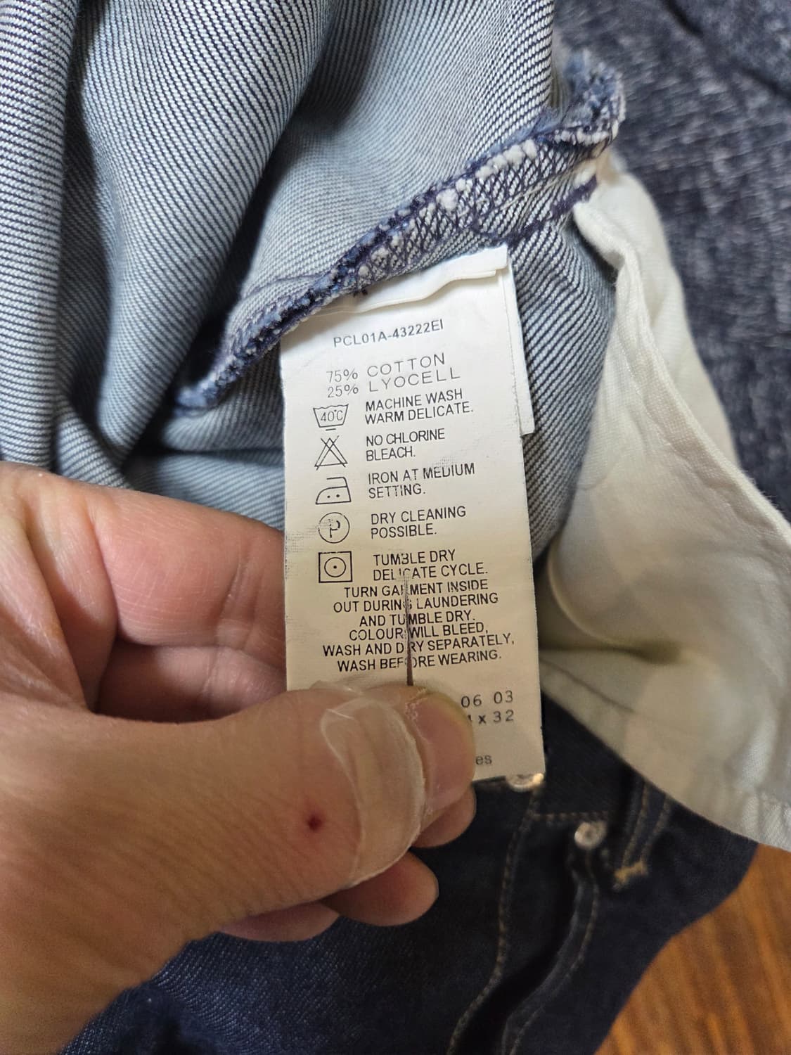 리바이스 커스텀 엔지니어드진 버뮤다 데님반바지 30 상품이미지4