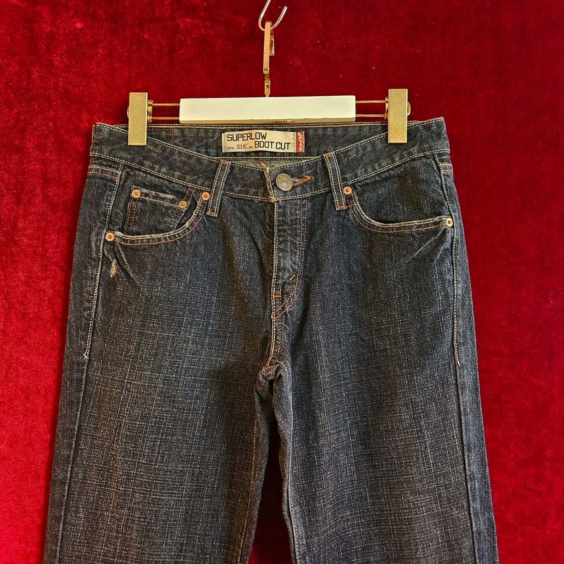 리바이스(Levis) No.518 빈티지 세미 부츠컷 27-28 size 상품이미지3