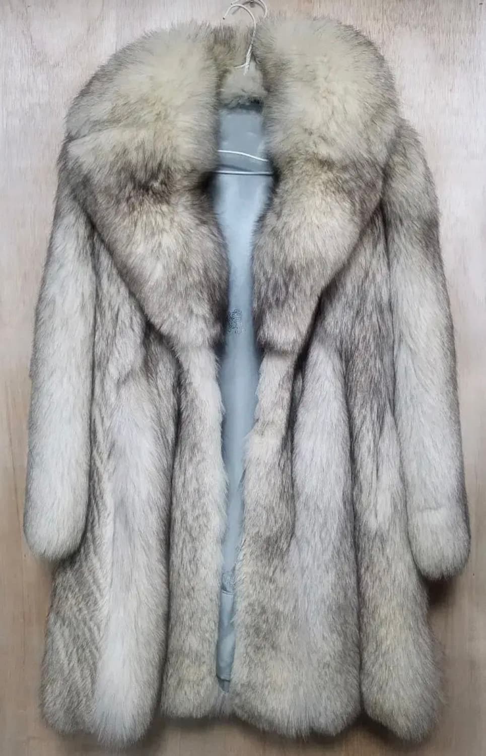 리얼 폭스퍼 주문제작 롱코트  상품이미지3