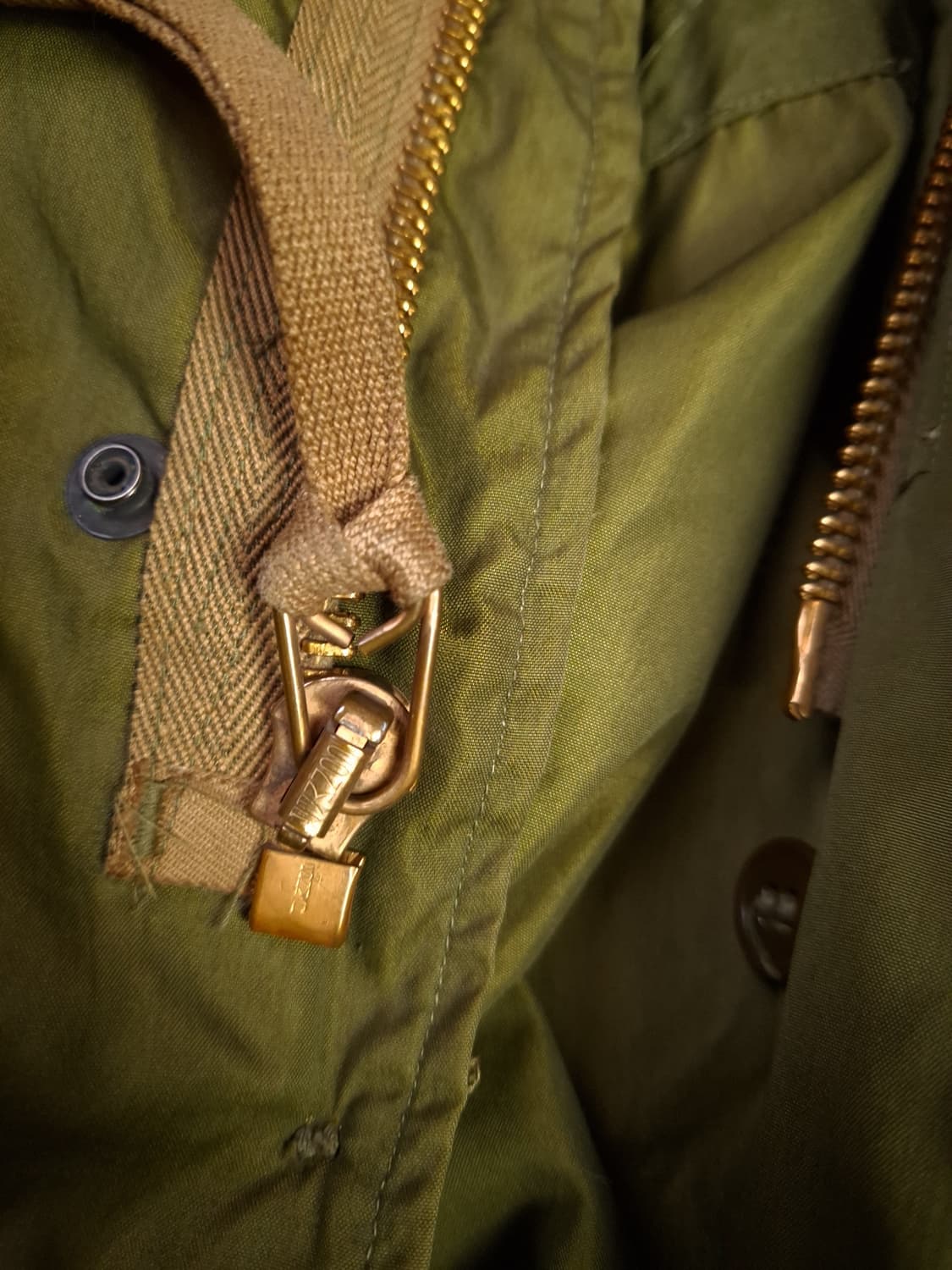 오리지날 미군 M-51 쉘파카 엑스라지 알파카 라이너 상품이미지3