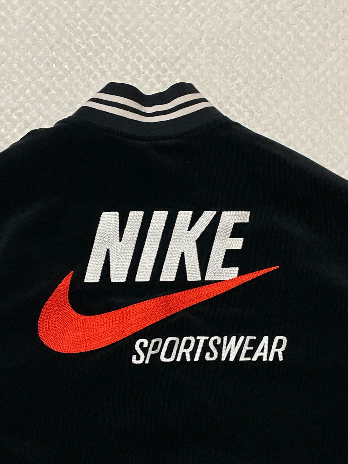NIKE 나이키 코듀로이 로고 바시티 자켓 블랙(클리닝O) 상품이미지8