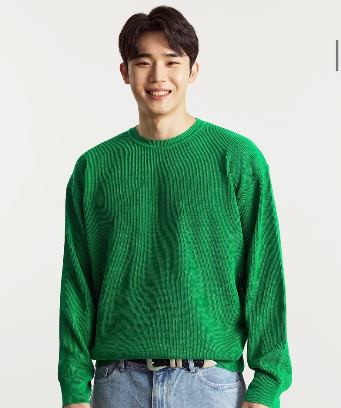 수아레 쿨썸머 린넨 니트 그린 M 상품이미지4