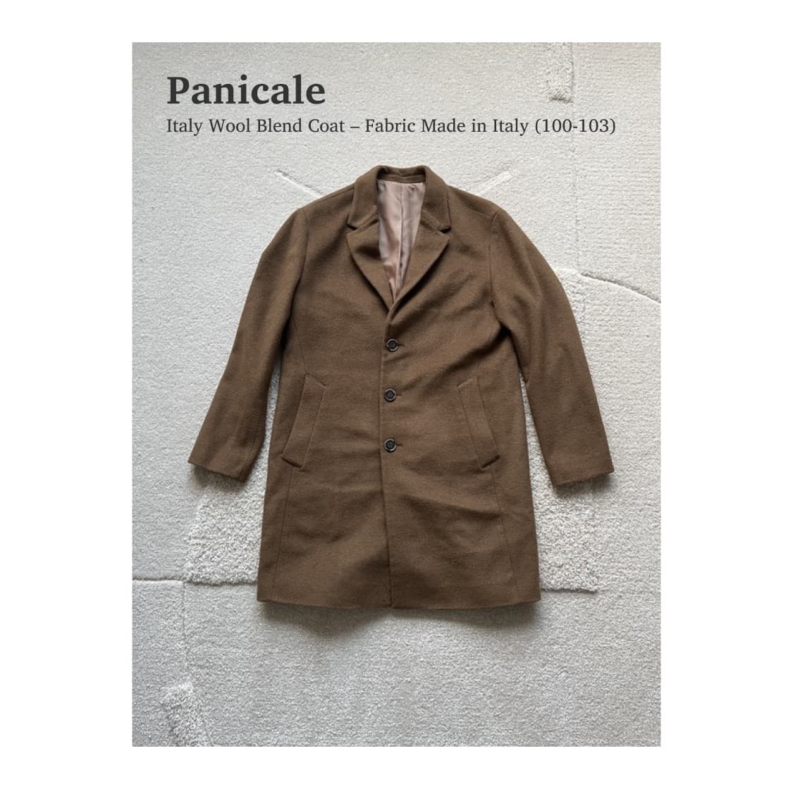 파니칼레 이태리 울 클래식 코트 (100-103) 상품이미지1