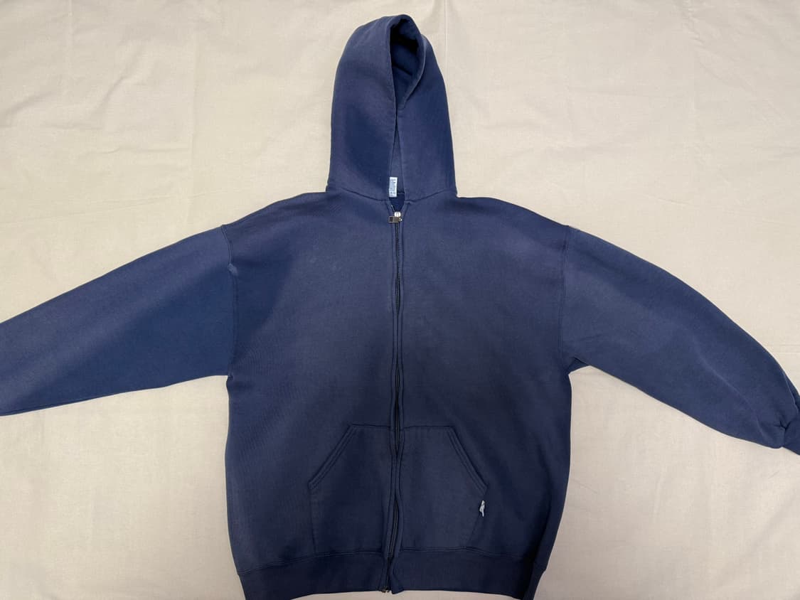 [XL] 90s 러셀 (Russell Athletic) 네이비 후드티 상품이미지1