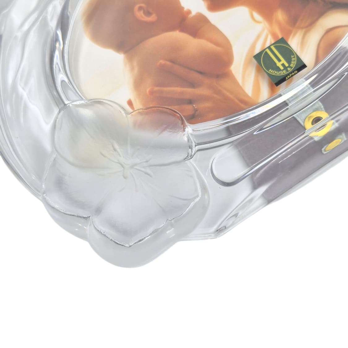 90s 호야 크리스탈 불투명 꽃잎 액자&시계 상품이미지7