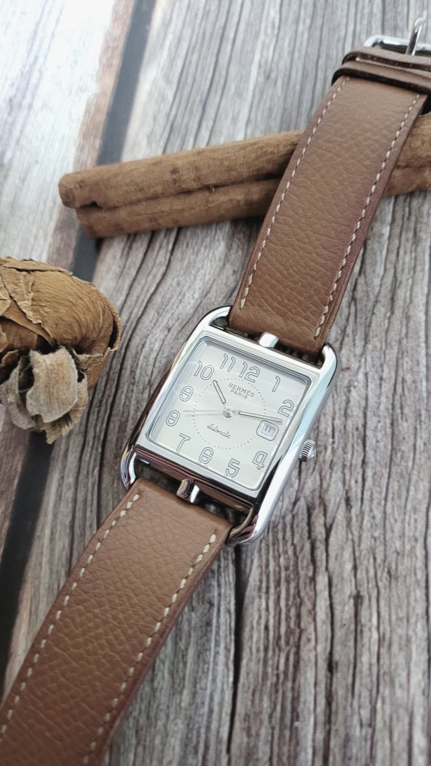 정품 에르메스 케이프코드 오토매틱 남여공용 시계 상품이미지6